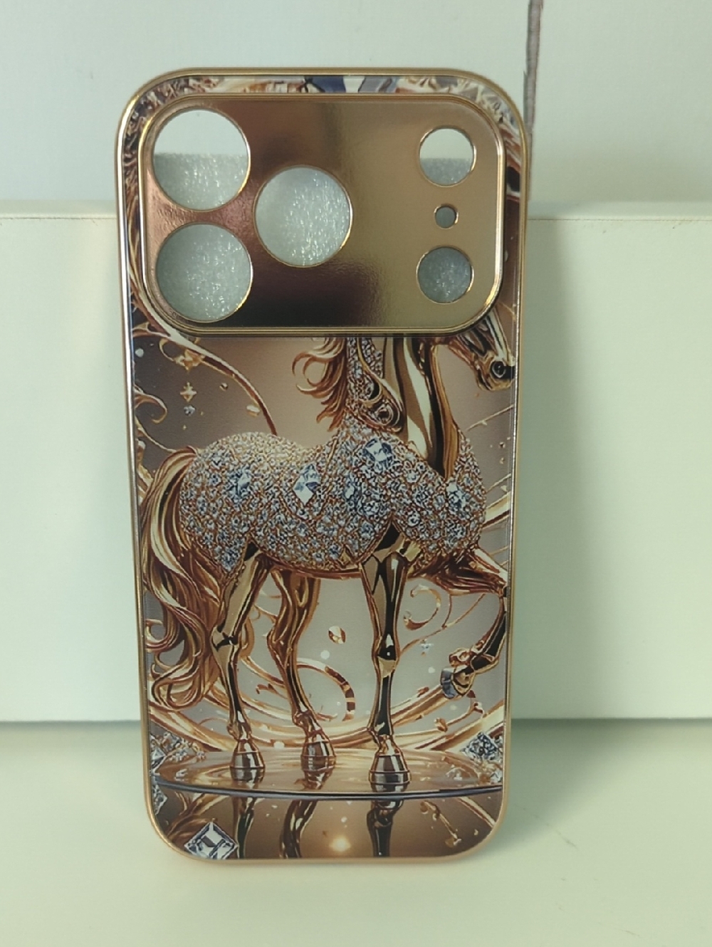 iPhone 17 Pro Back Case Horse Pattern